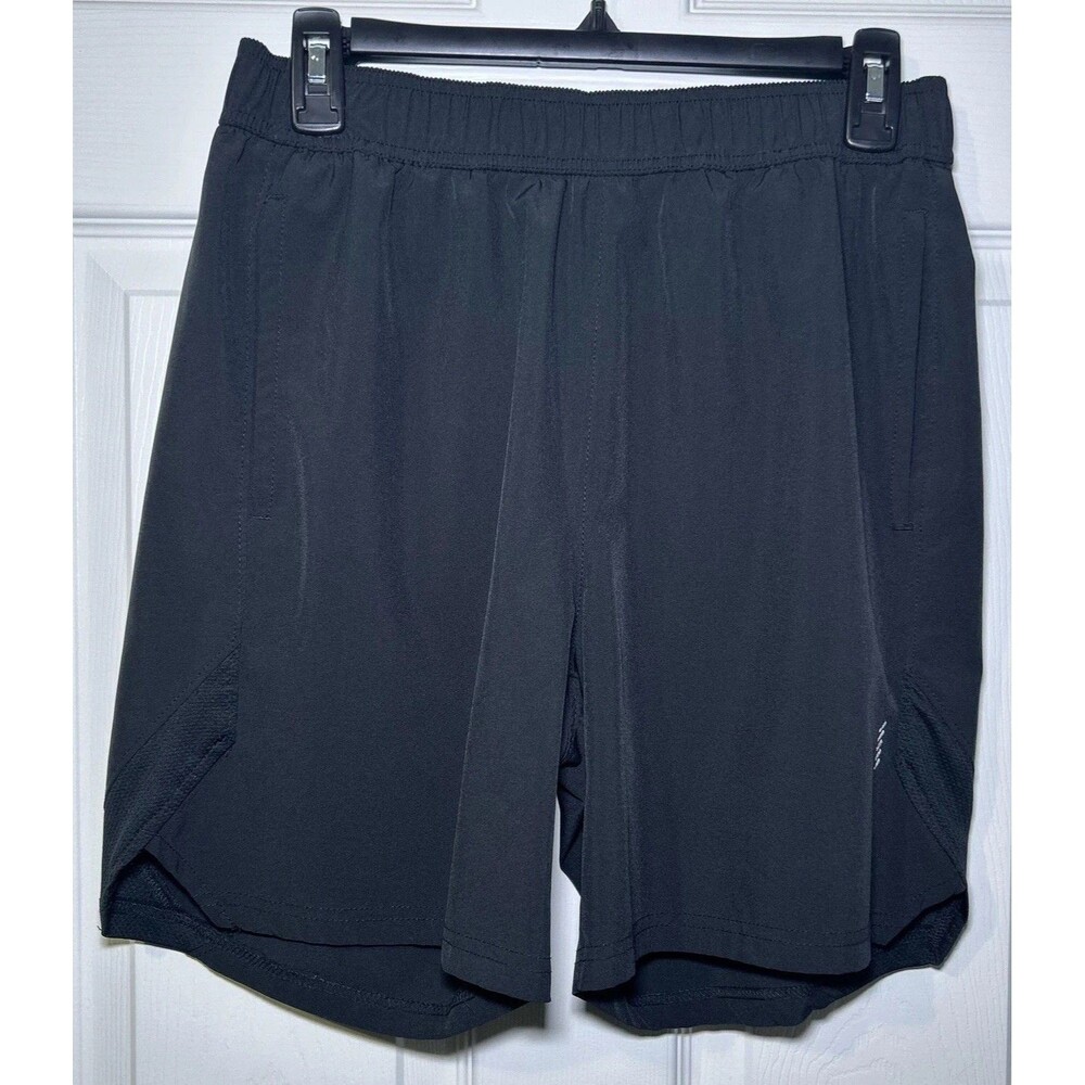 Balance Collection Shorts Men's Medium Black Lined Running Athletic Gym Stretch - Picture 2 of 9